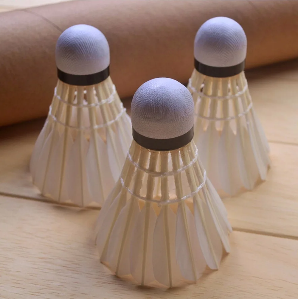 1 Tube 12 pcs Badminton shuttlecock Ci Gu duck feather durable training