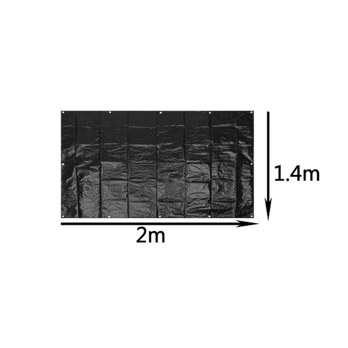 2x1,4 М/4x3 м/3x2 м Большая водонепроницаемая холщовая Солнцезащитная ткань навес для парусины и брезента пылезащитный навес наружные принадлежности для тента
