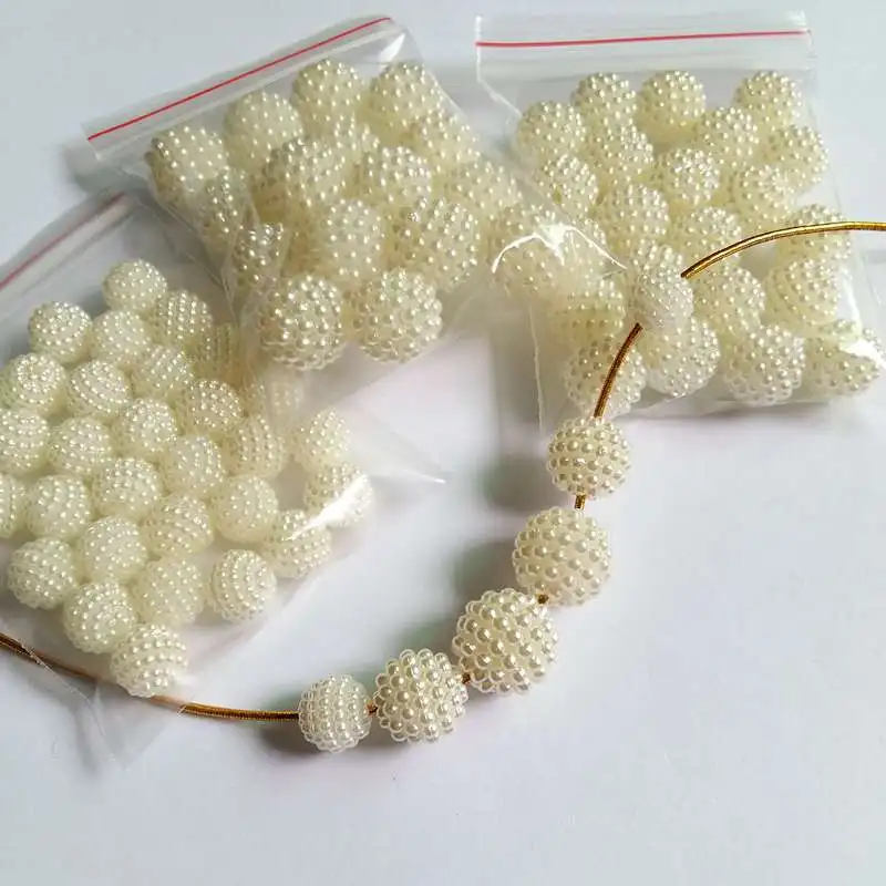 

10/12/14mm ABS Imitation Pearl Beads Round ABS Plastic Beads Arts Crafts DIY Apparel Sewing Fabric Garment Bead