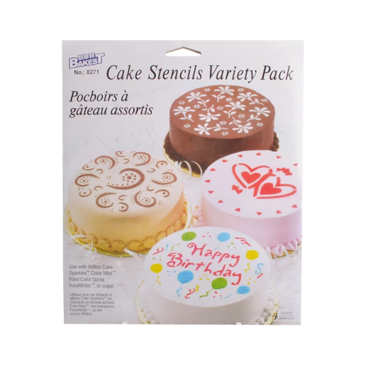 

BAKEST Q-Mounted Box Spray Flowers Mold Each box 4 Cake Decorating Tools