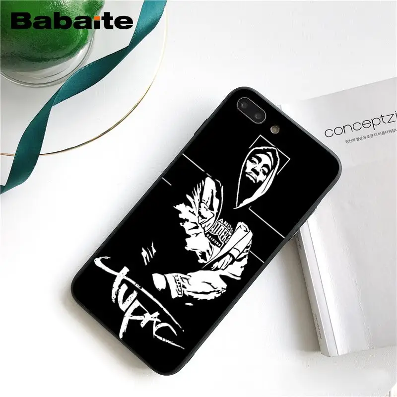 Babaite 2Pac Tupac Amaru Shakur чехол для телефона для iphone 11 Pro 11Pro Max X XS MAX 6 6s 7 7plus 8 8Plus 5 5S SE XR