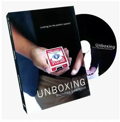 Новое поступление Unboxing(DVD+ Gimmick)-волшебные карты Трюки крупным планом, волшебные аксессуары сценические забавные иллюзии