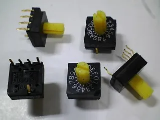 

5PCS/LOT DRS4016 rotary encoding switch 0-F with 16 bit rotary dial code switch