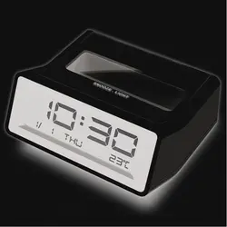 Пластиковый таймер электронный ночной Светильник Настольный Будильник современный светодиодный экран дисплей часы температура Повтор