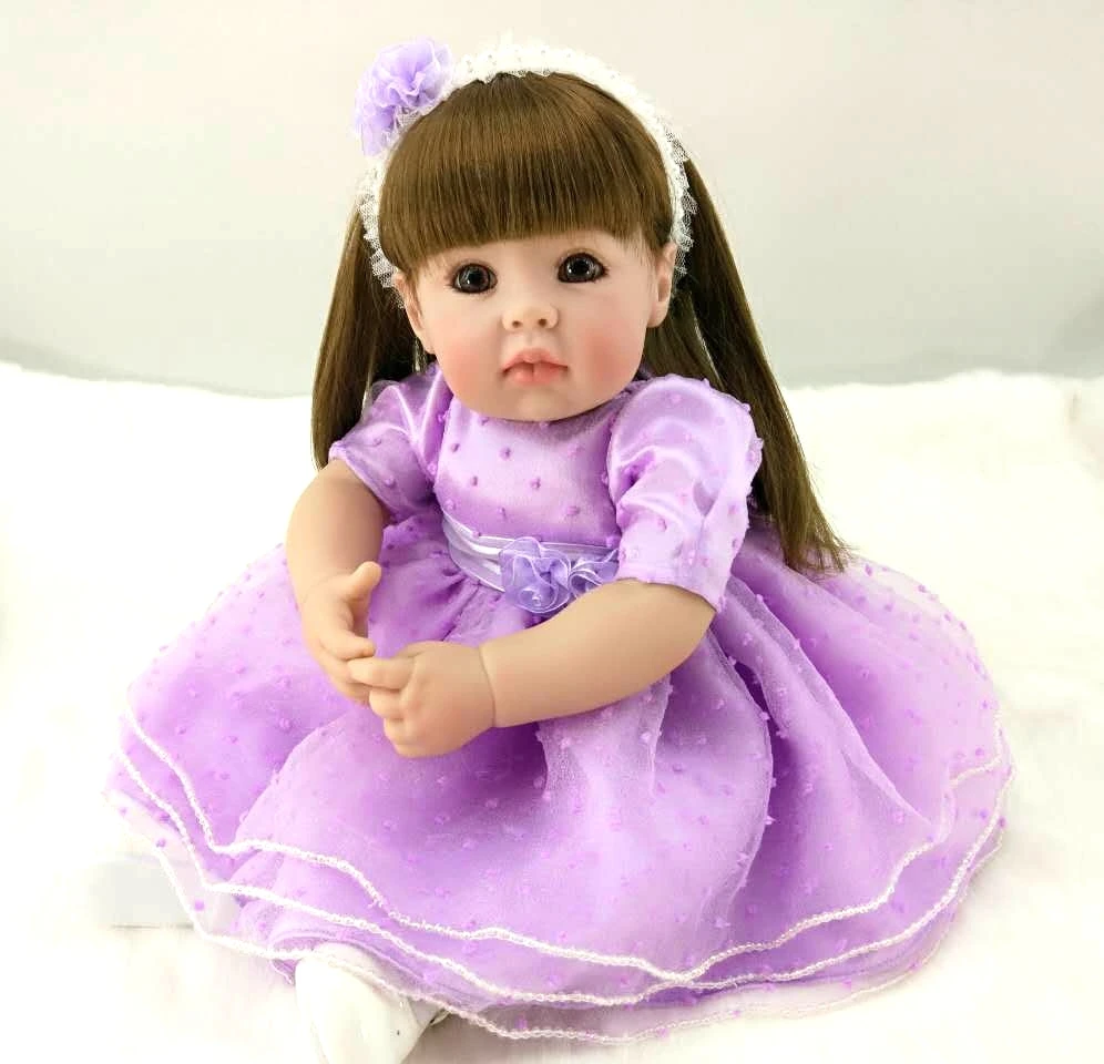 

Pursue 20"/51 cm Adora Lifelike Baby Alive Toddler Doll Toy Girl Kid Doll bebe reborn menina de silicone doll for Children Gifts