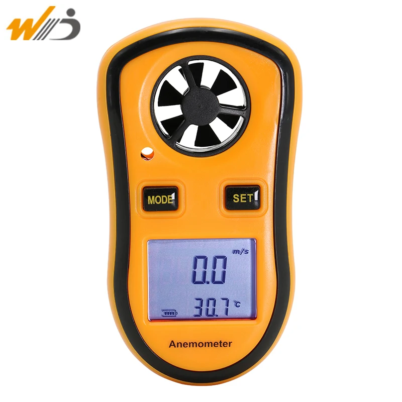

SHAHE 0-30m/s Portable Anemometer Anemometro Thermometer Wind Speed Gauge Meter Windmeter -10 45C Temperature Tester Air Gauge