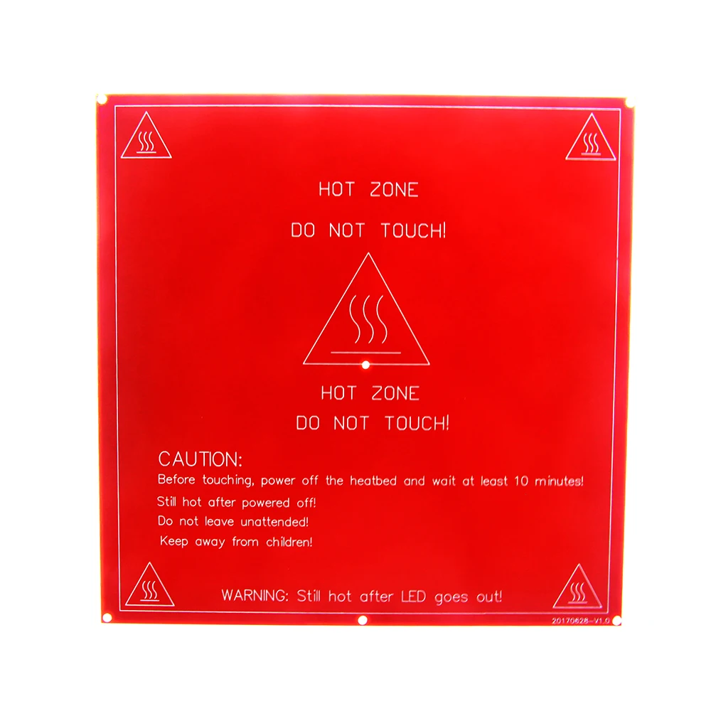 Free Shipping RepRap Mendel PCB Heated MK2B Heatbed for Mendel 3D Printer Hot Bed