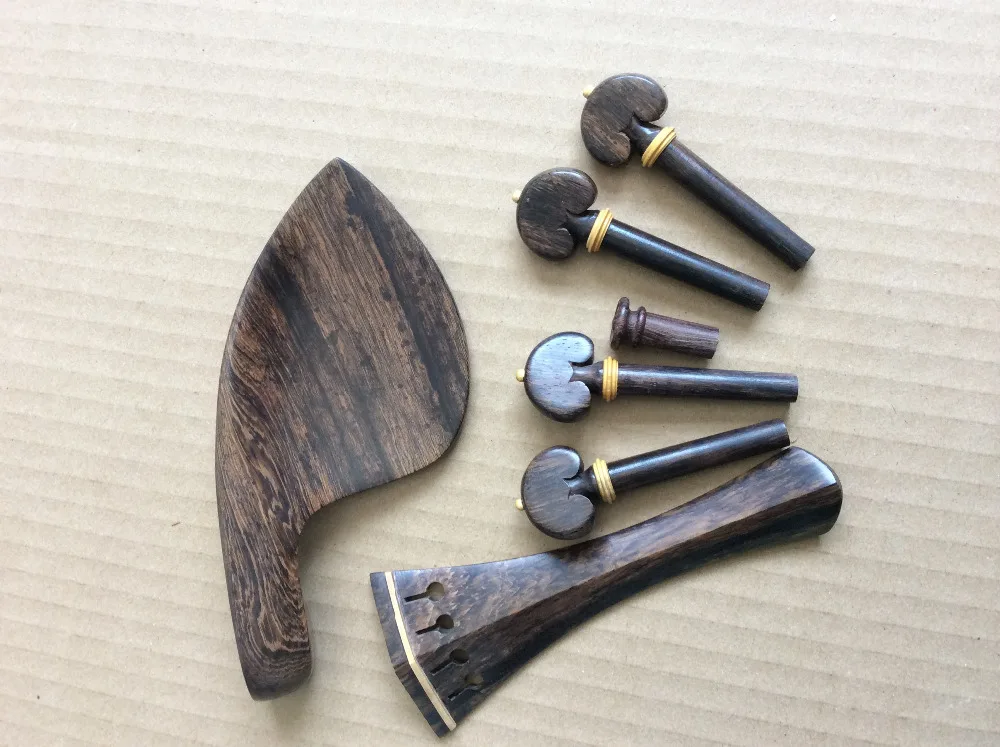 

One set of viola fitting rosewood , viola tailpiece , pegs , chinrest , viola parts