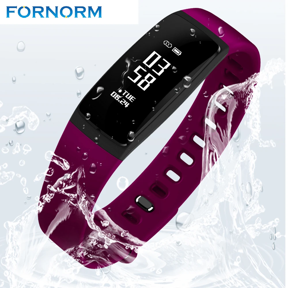 

FORNORM Bluetooth 4.0 Smart Watch V07 Blood Pressure Heart Rate Call Alert Bracelet Smartphone Waterproof for iOS Android Phone