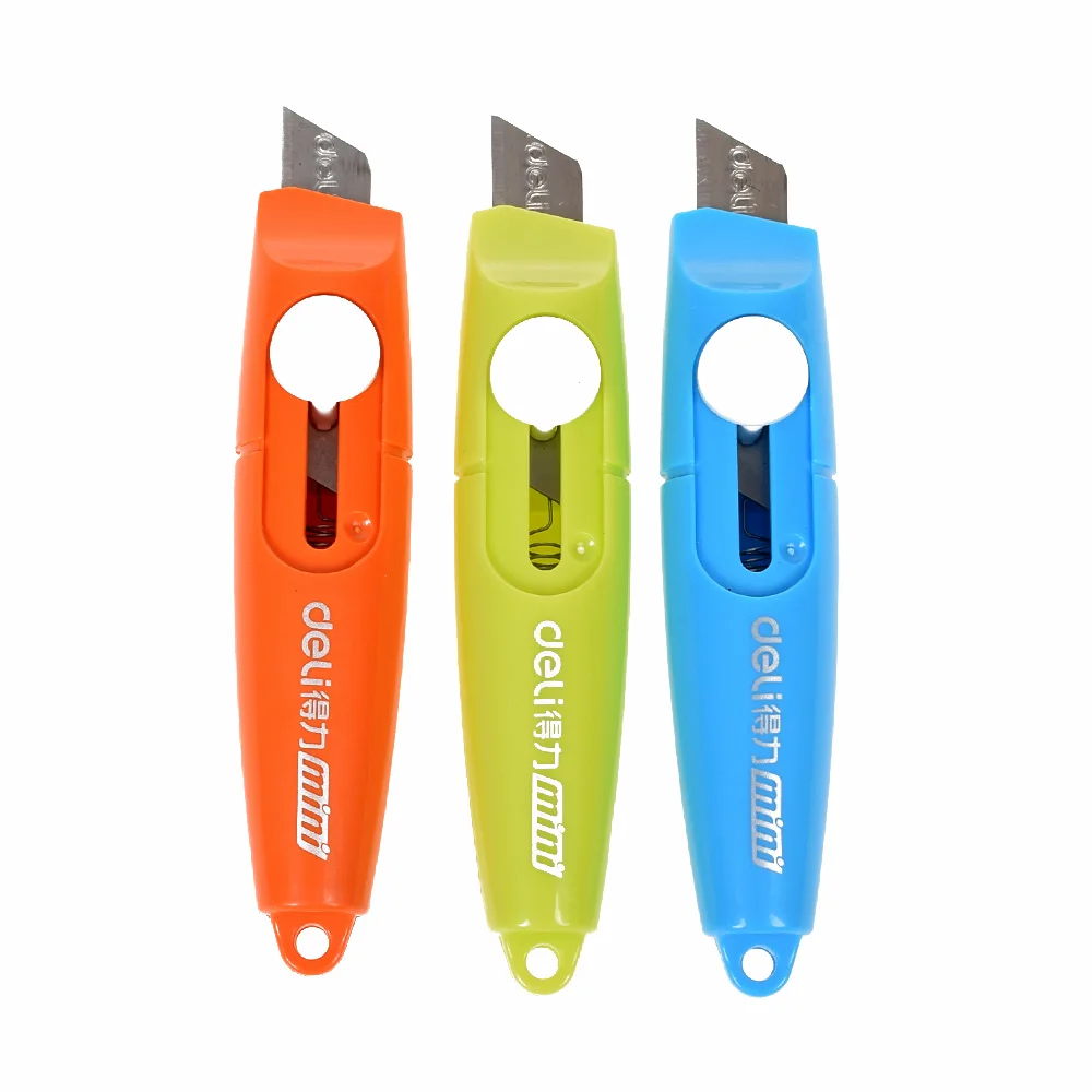 

Sweet Candy Color Portable Utility Knife Paper Cutter Cutting Paper Razor Blade Office Stationery Escolar Papelaria