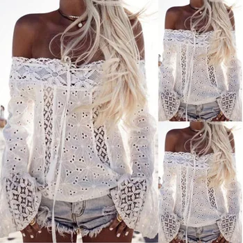 

Bathing Suit Pareo Swimwear Bikini Cover Pure Loose Summer Beach Lace White Women Dress Up Embroidery Swimsuit 1 * Fits True to