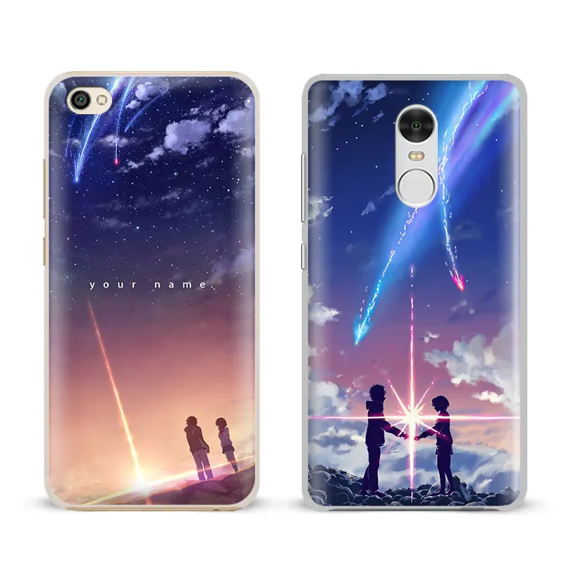 

Your Name Anime Film Coque Phone Case Shell Cover For Xiaomi Redmi Note 4 4X 5A 6 6A PRO Mi 8 5 5S PLUS Max A1 Note 2 3