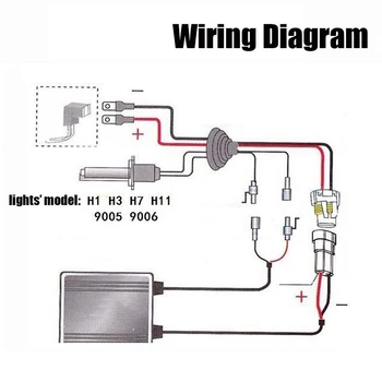 

Lights HID Headlights Ballast Durable External 6000K Universal Practical