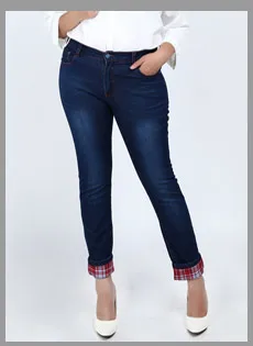 Популярные черные женские джинсы большого размера, женские новые тонкие Слаксы с высокой талией, эластичные брюки-карандаши эластичные облегающие джинсы