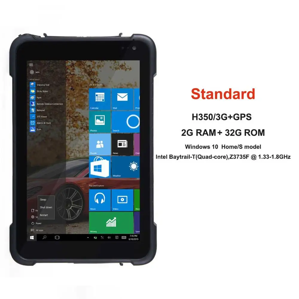 8" Rugged Windows 10 Android Tablet with 1D 2D Bar code Scanner Reader Handheld Industrial Computer PDA Scanner NFC RFID Tablet android scanner Scanners