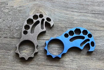 

TC4 Titanium Alloy Egyptian Pharaoh Cobra EDC Self - Defense Tools Opener Multi Tools Hex Wrench