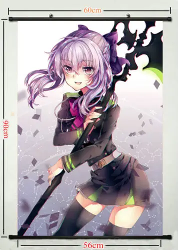 

Home Decor Anime Seraph Of The End Shinoa POSTER WALL Scroll painting