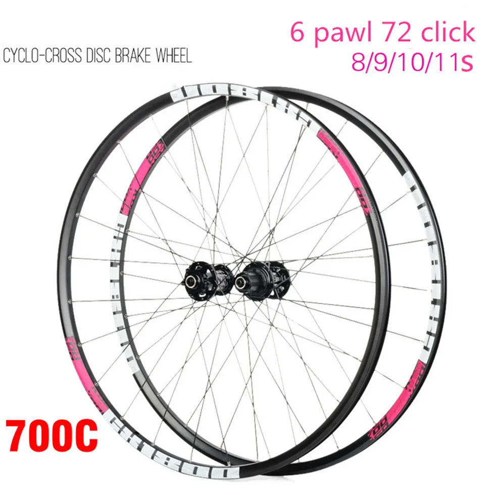 KOOZER CX1800 дорожный велосипед 700C дисковый тормоз колесная установка 4 подшипника 72