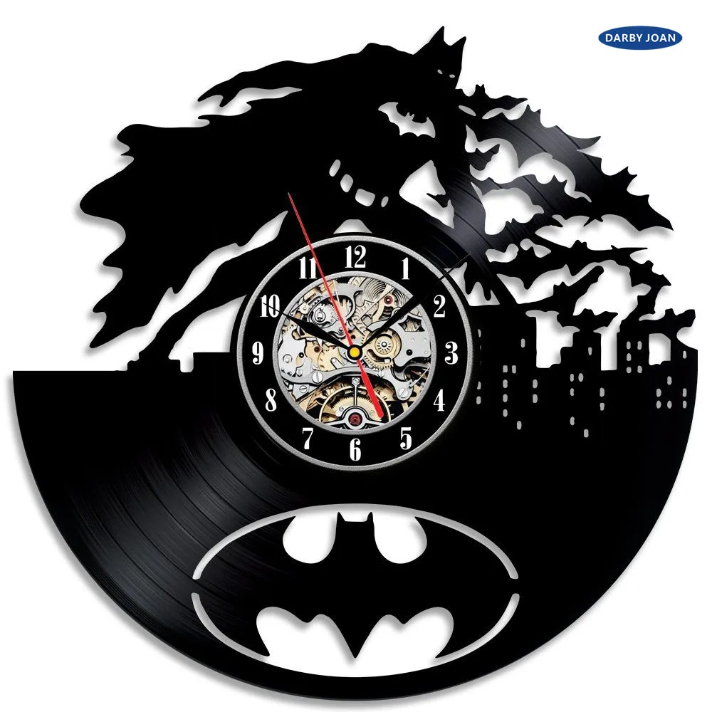 Настенные часы Batman Arkham City Логотип лучшие настенные украсить ваш дом с