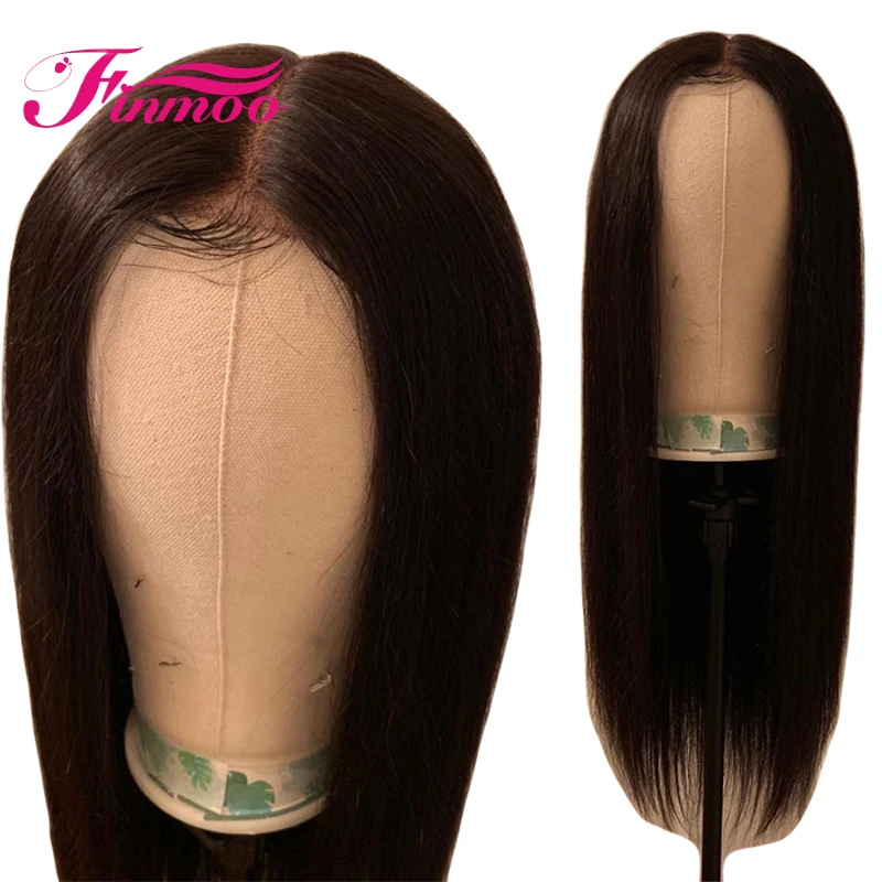 

Full Lace Human Hair Wig Straight Chinese Remy Hair Natural Hairline Pre Plucked Human Hair Wigs With Baby Hair For Black Women