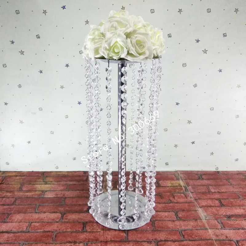 

free shipping fee 10pcs with led lights wedding road lead party table centerpieces flower shelf cake stand flower ball supplier