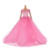 2022 Handmake Wedding Princess Dress Elegant Clothing Gown Skirt Shoes For Barbie Doll Dresses ► Photo 3/6