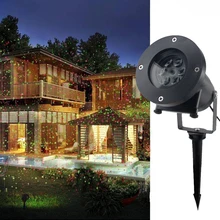 Открытый Рождественский лазерный проектор небесно-звездный сценический Точечный светильник для душа Снежный сад лужайка светильник диско DJ светильник s RG украшения 12 карта