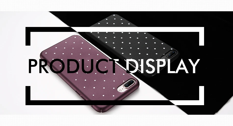 DOEES Spot Pattern Case For iPhone 5 5S SE 6 6S 7 8 Plus X Case Plain Slim Ultra Thin Hard PC Phone Cover For i Phone 6 7 8 10 (4)