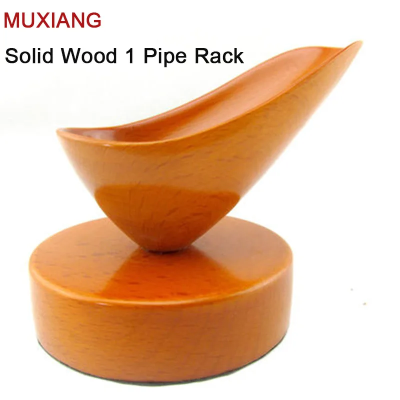 

MUXIANG Pipe Accessories Wood Spoon Type 1 Pipe Racks Briar Wood Smoking Pipe Specialized Exhibition Shelf Support Holder fa0042