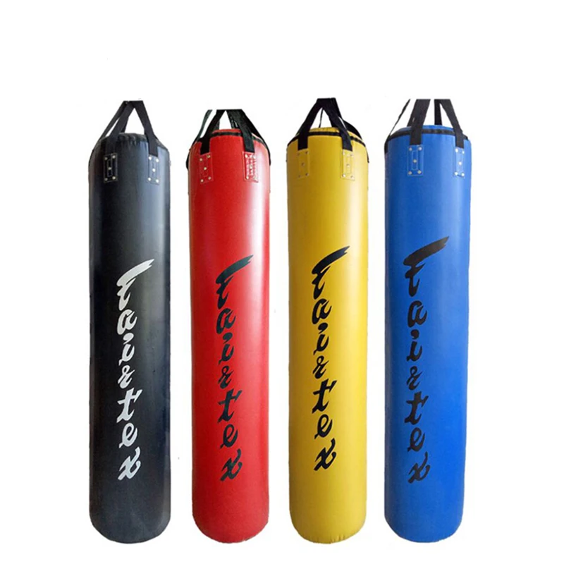120cm Sandbag EMPTY Training Fitness MMA Boxing Bag Hook Hanging Kick