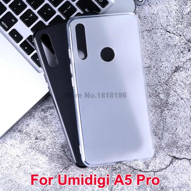 

2 Colors For UMIDIGI A5 Pro Funda Dirt-resistant Soft TPU Back Cover for UMI Umidigi A5 Pro Case Silicone Phone Capa Cover 6.3"