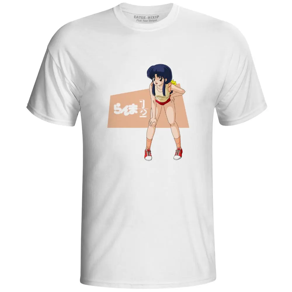 

Athlete Akane T-shirt Casual Skate Anime Cartoon Ranma 1/2 T Shirt Novelty Style Hip Hop Skate Short Sleeve Women Men Top Tee