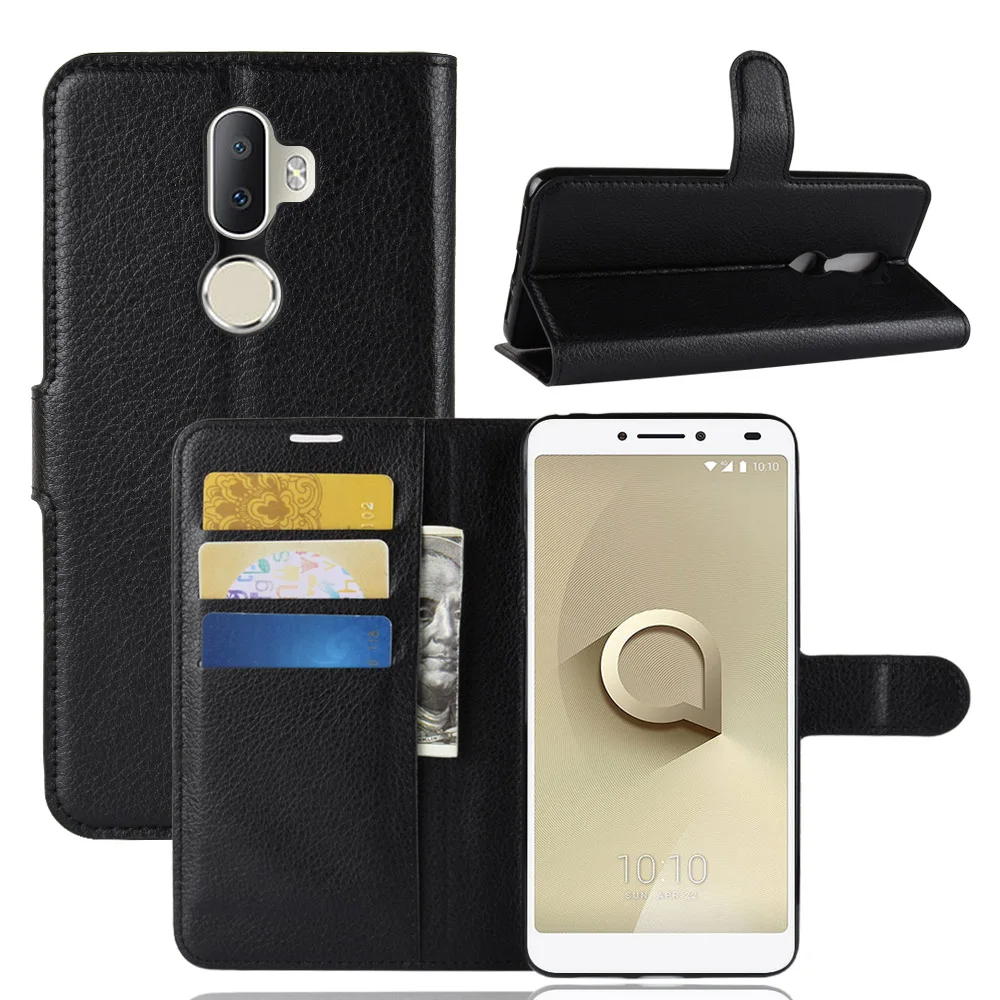 Модный чехол-бумажник из искусственной кожи для Alcatel 3V 5099D 5099 5099A защитный