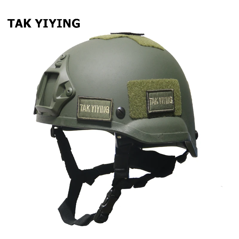 

TAK YIYING Mich 2002 Tactical Helmet Airsoft Gear Paintball Head Protector with Night Vision Sport Camera Mount