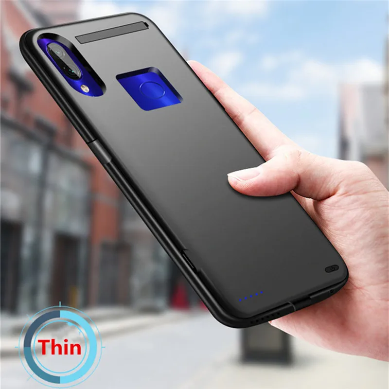 Внешний аккумулятор на 6800 мА · ч чехол для зарядки аккумулятора Xiaomi Redmi Note 7 Pro