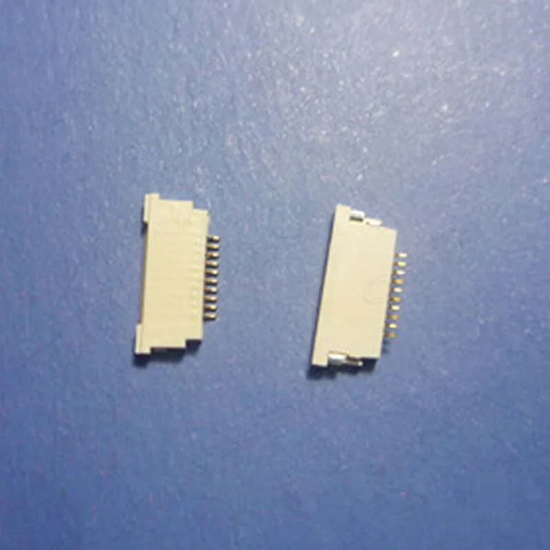 

10 Pin 0.5MM Ultra-thin FPC Connector No Locking Cable Connector LCD Screen Socket