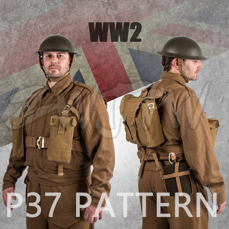 Костюмы и Экипировка британской армии WW2 зимняя униформа шерстяное пальто штаны