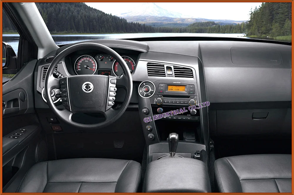 Perfect QZ industrial HD 7inch 4core Android car DVD for Ssangyong Kyron Actyon with GPS 3G WIFI BT Navigation RDS Radio Stereo Map 5