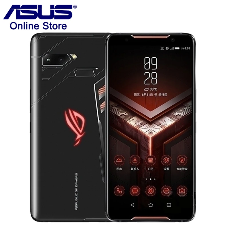 

Hot ASUS ROG Phone Game Smartphone, 8GB RAM 128GB/256GB ROM, Snapdragon 845, 2.96GHz Adreno 630, 6 inch FHD+ AMOLED, QC 4.0+30W