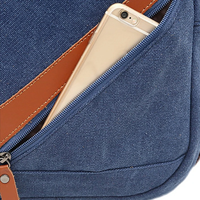 

New Men's Vintage Canvas Backpack Rucksack Laptop Shoulder Travel Bookbag Shoulder Bag 2018 Fashion