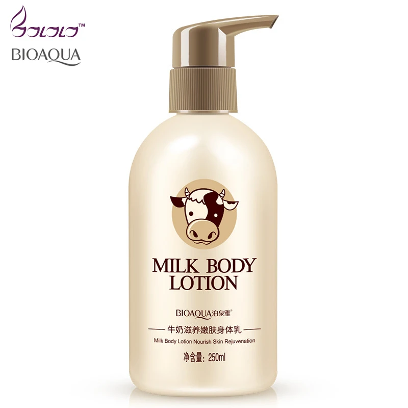 

Bioaqua 250ml Body lotion moisturizing whitening exfoliating removing dead skin bleaching cream skin lightening cream for body