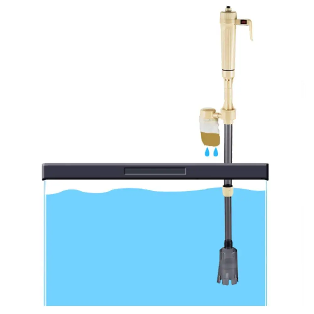 Jeneca Электрический аквариум для аквариума вакуумный Сифон сифон гравий Пылесос Насос Фильтр для воды