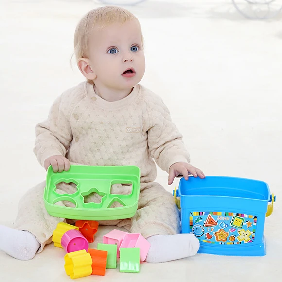 Детские блоки игрушки Brinquedos Para Bebe розовый синий 6 36 месяцев Развивающие для