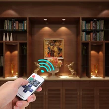 Под шкаф светильник светодиодный светильник дистанционное управление регулируемая яркость для кухни книжный шкаф гардероб