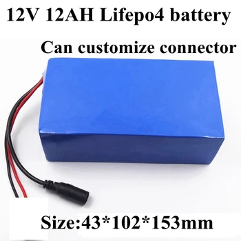 

Brand Lifepo4 12v 12Ah 10Ah Battery Pack Backup 12.8v 20A Dc Rechargeable for Power Baby Child Electric Trolly Cart 150w 250W
