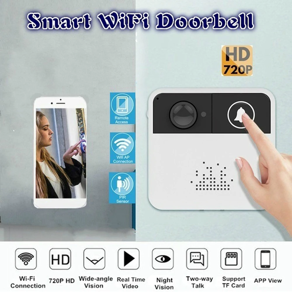 Wireless Video Intercom WIFI Video Door Phone Door Bell