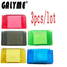 3 шт./лот Пластик Полный Корпус в сборе чехол для DS Lite nintendo& DSL Крышка чехла 6 Цвет W/для игровых автоматов GBO dmg консоль для мальчиков подарок