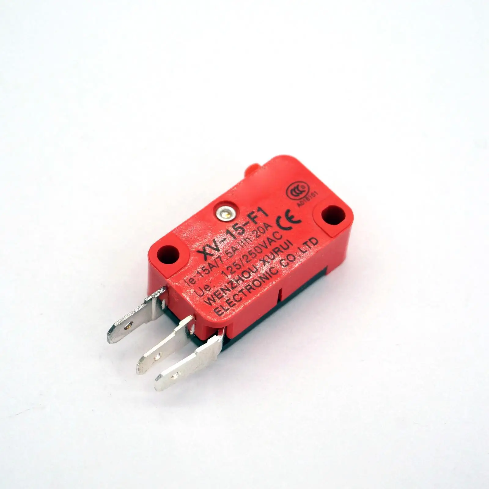 

(5)XV-15-F1 15A 125VAC NO+NC Micro Switch Side Terminal Type IP40 Protection