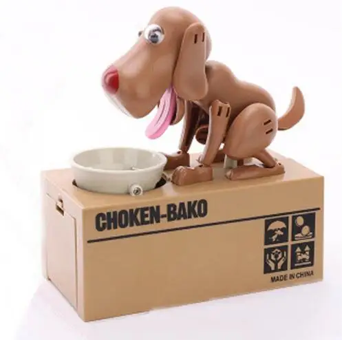 Мультфильм роботизированная собака коробка для денег подарок автоматическое хранение монет копилки в виде свиньи банки