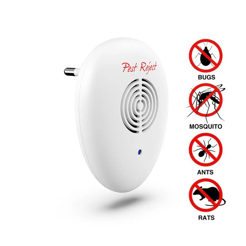 

Mini Electronic Ultrasonic Pest Repeller Anti Mosquito Mosquito Fly Killer Repellent Pest Reject Bug Zapper Pest Control